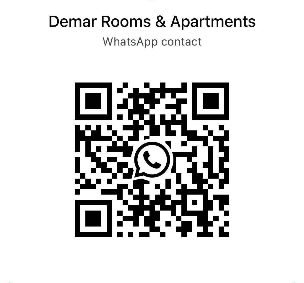 Scan this QR code to message Demar Rooms & Apartments on WhatsApp